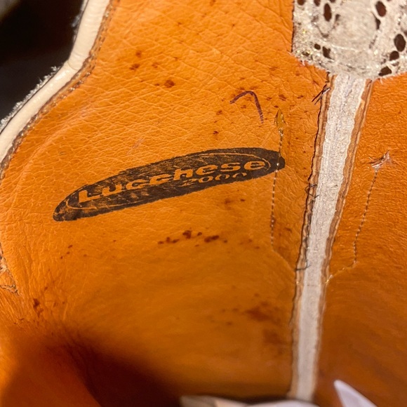 Lucchese cream/gold crackle - Picture 5 of 16